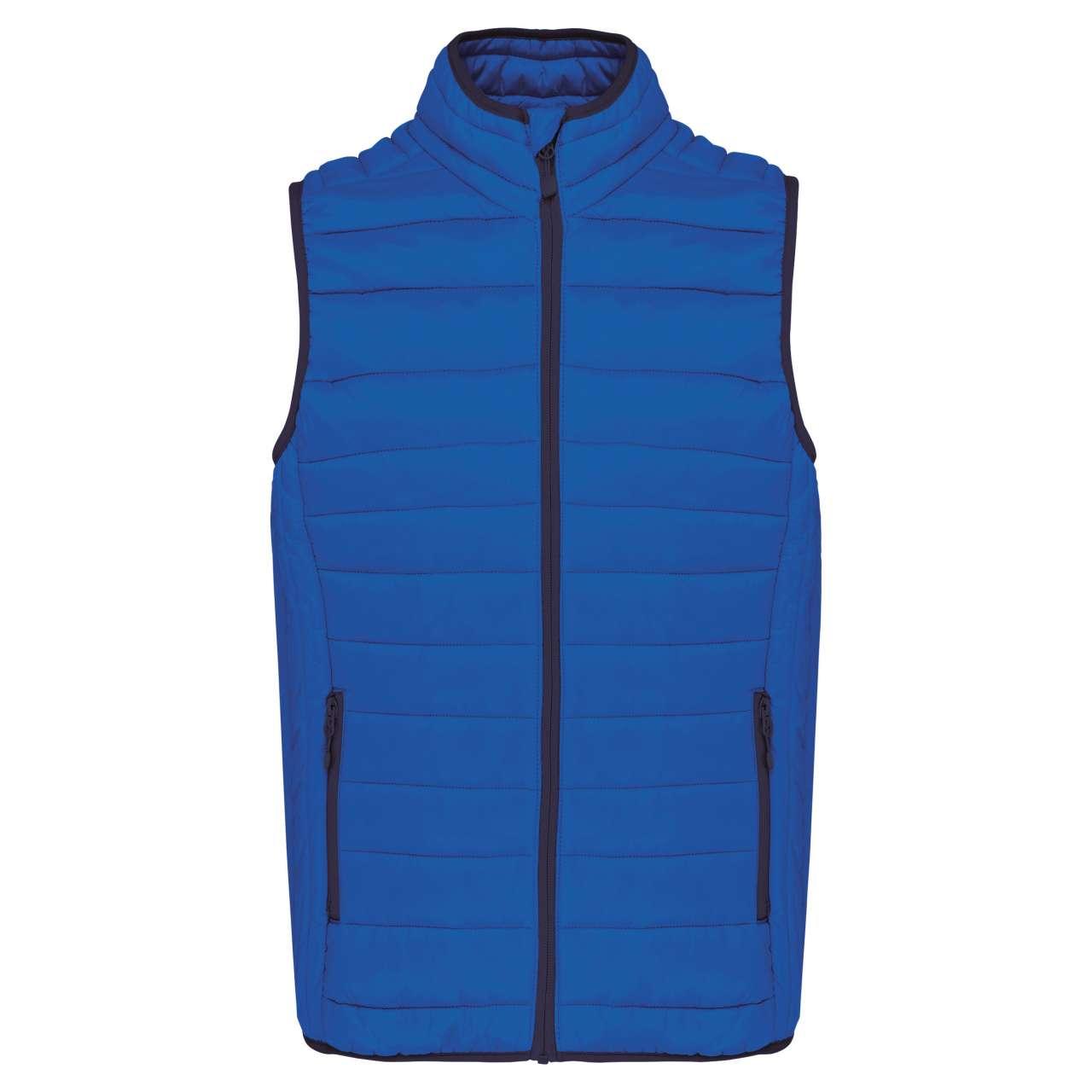 MEN’S LIGHTWEIGHT SLEEVELESS FAKE DOWN JACKET