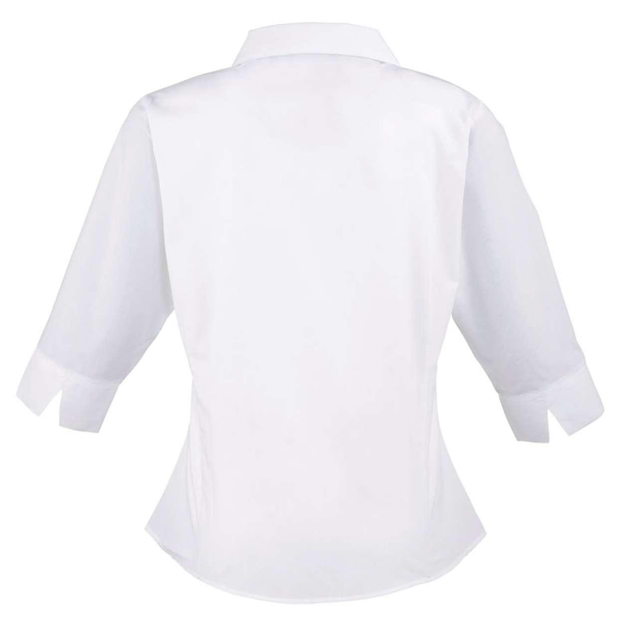 WOMEN'S POPLIN 3/4 SLEEVE BLOUSE