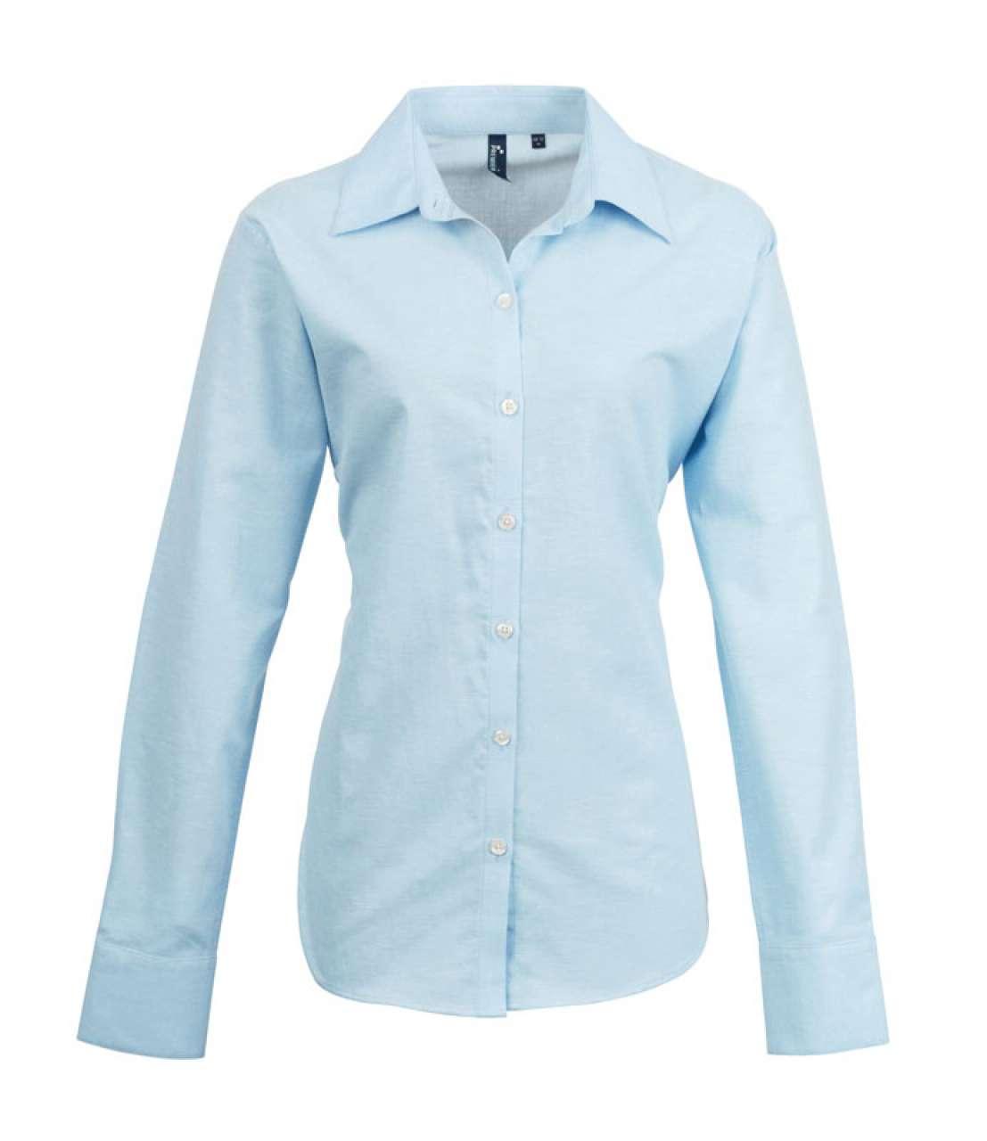 WOMEN'S LONG SLEEVE SIGNATURE OXFORD BLOUSE