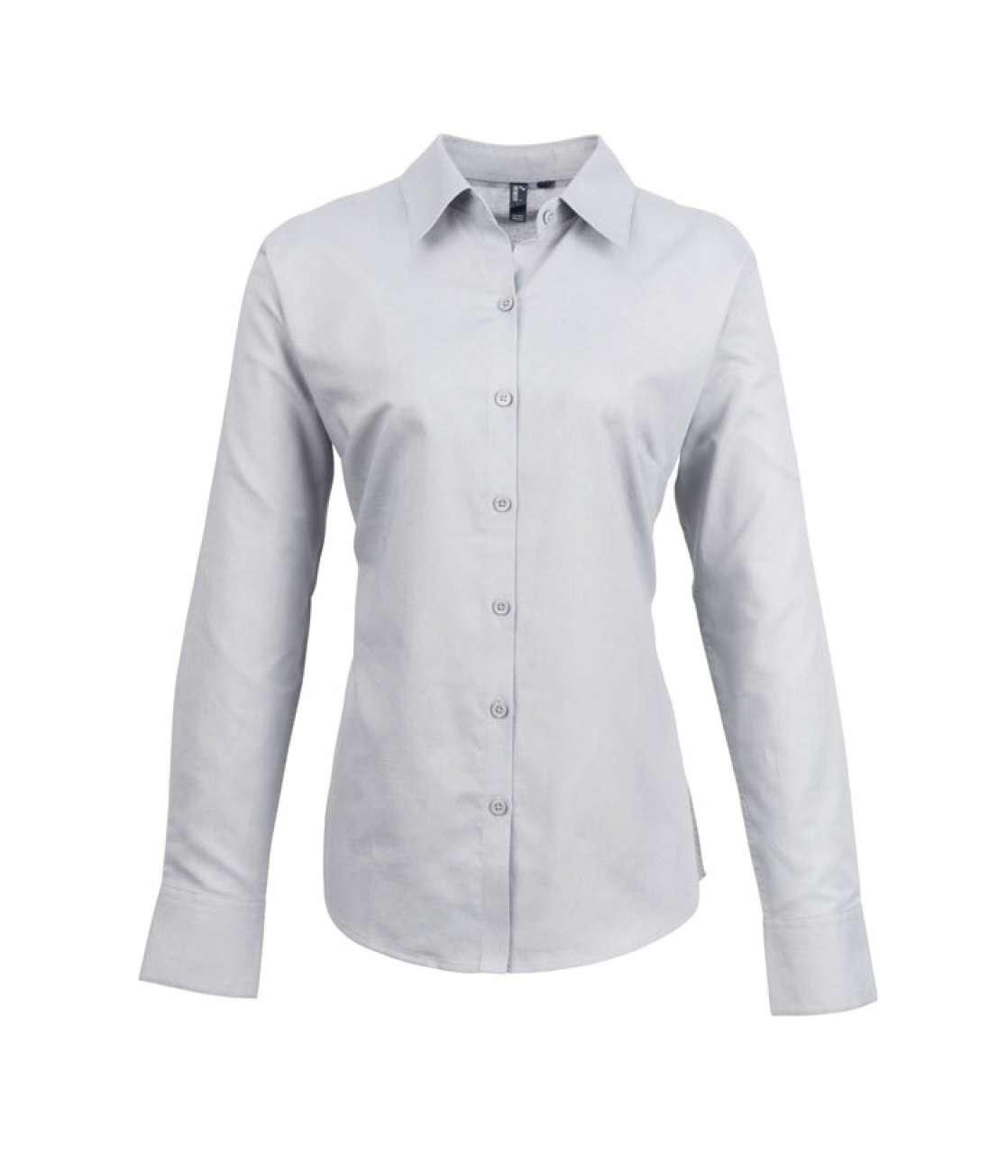 WOMEN'S LONG SLEEVE SIGNATURE OXFORD BLOUSE