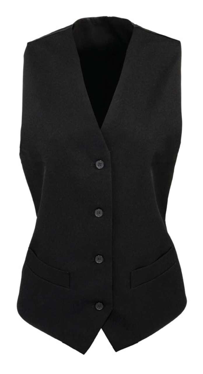 WOMEN'S LINED POLYESTER WAISTCOAT