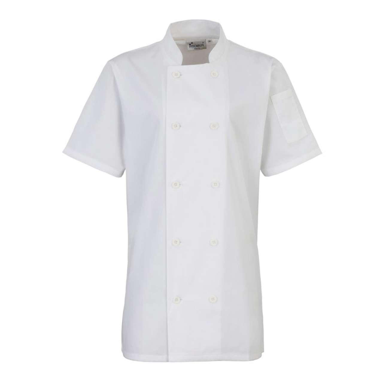 WOMEN'S SHORT SLEEVE CHEF'S JACKET