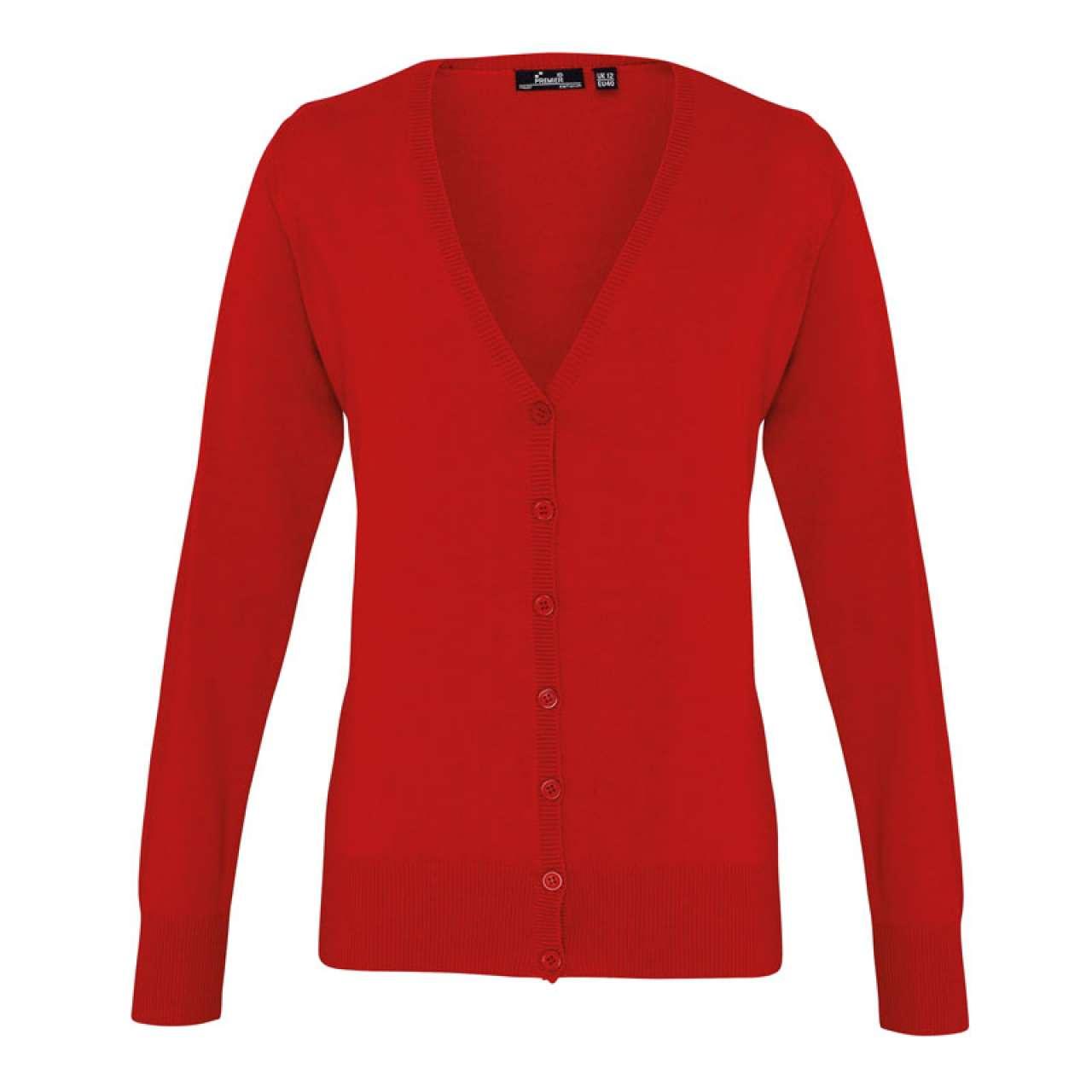 WOMEN'S BUTTON-THROUGH KNITTED CARDIGAN