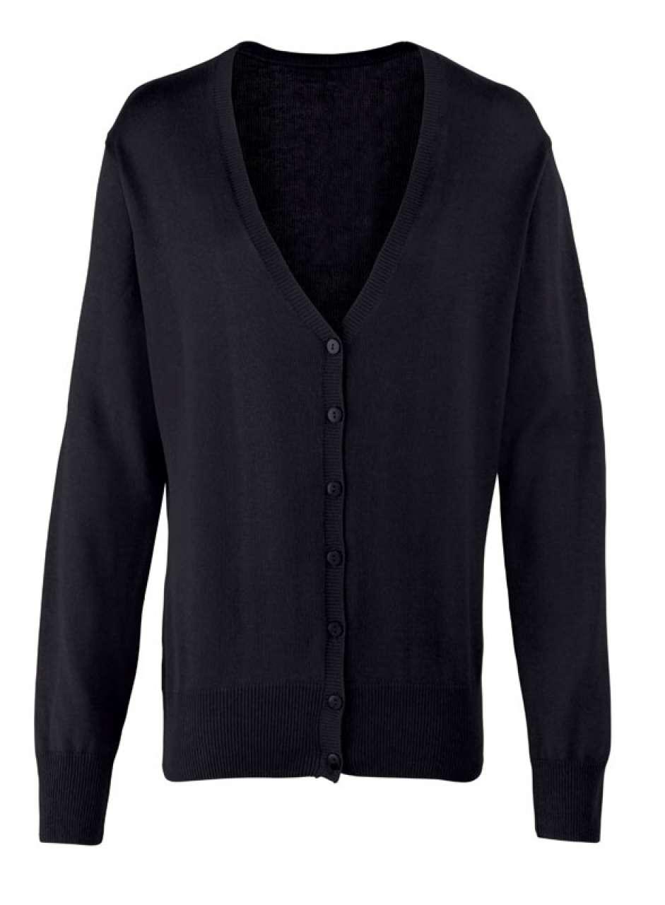 WOMEN'S BUTTON-THROUGH KNITTED CARDIGAN