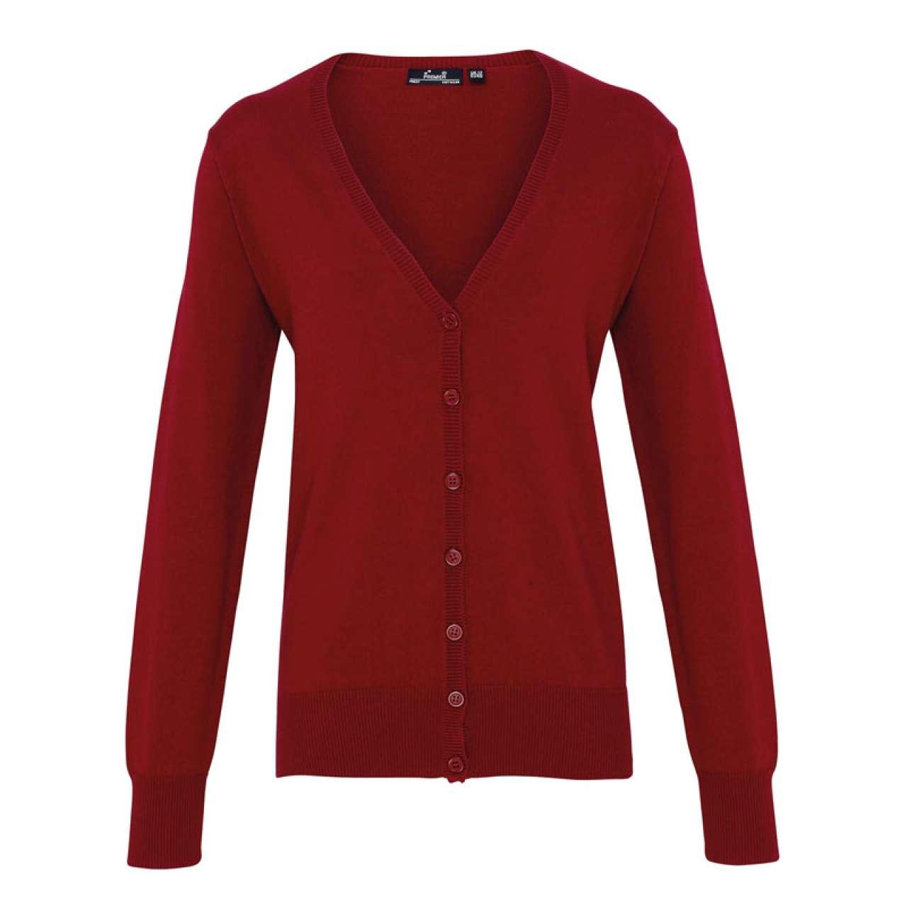 WOMEN'S BUTTON-THROUGH KNITTED CARDIGAN