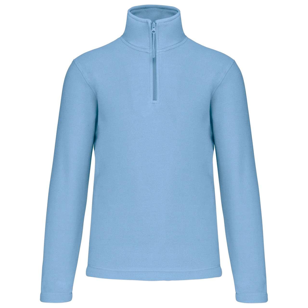 ENZO - ZIP NECK MICROFLEECE JACKET