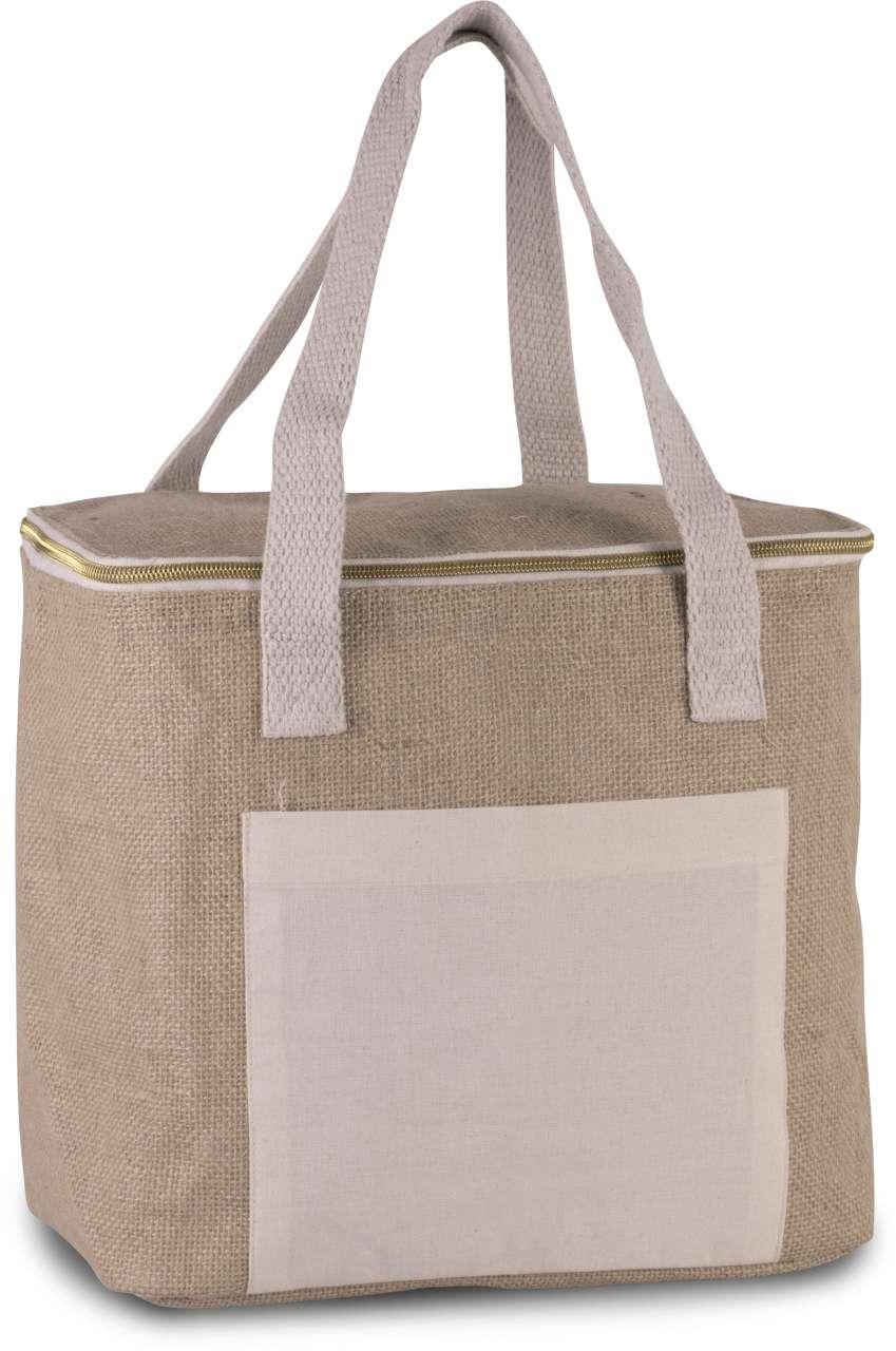 JUTE COOL BAG - MEDIUM SIZE