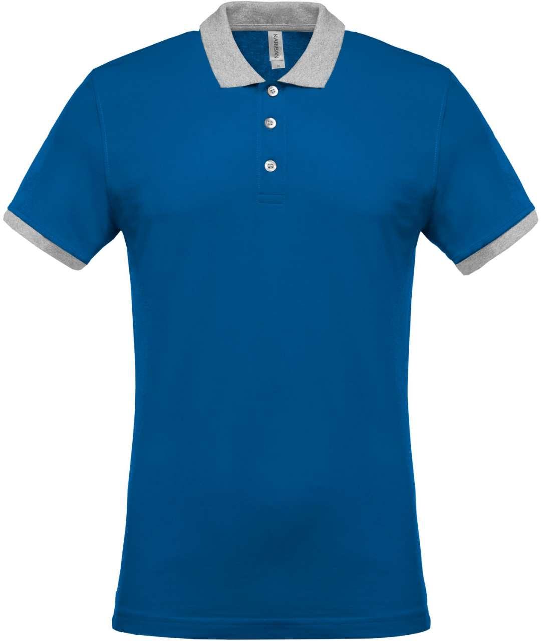 MEN'S TWO-TONE PIQUÉ POLO SHIRT
