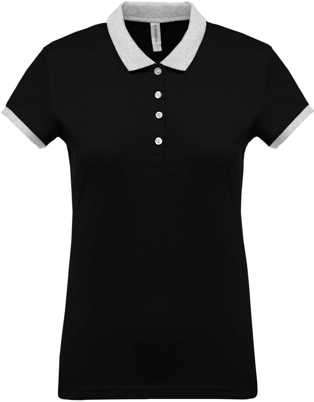 LADIES’ TWO-TONE PIQUÉ POLO SHIRT