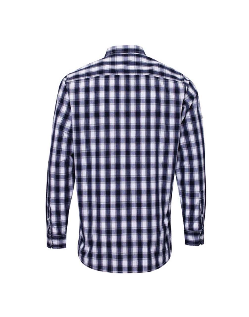 'MULLIGAN' CHECK - MEN'S LONG SLEEVE COTTON SHIRT