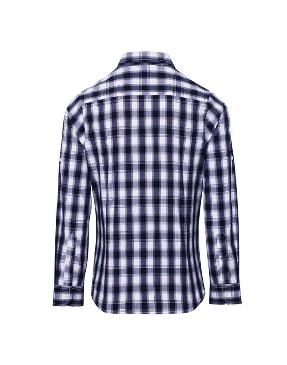 'MULLIGAN' CHECK - WOMEN'S LONG SLEEVE COTTON SHIRT