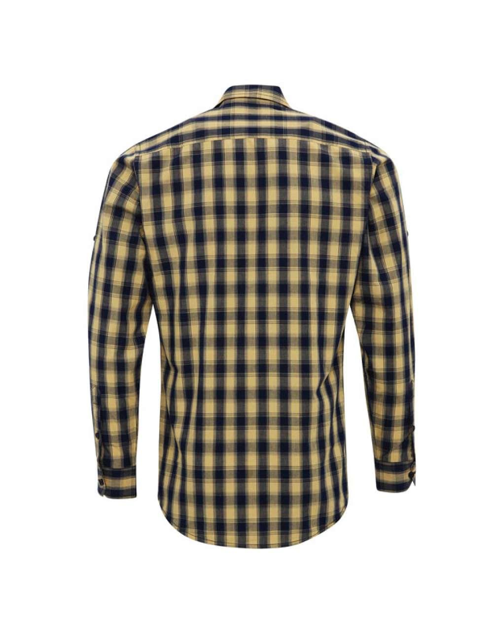 'MULLIGAN' CHECK - MEN'S LONG SLEEVE COTTON SHIRT