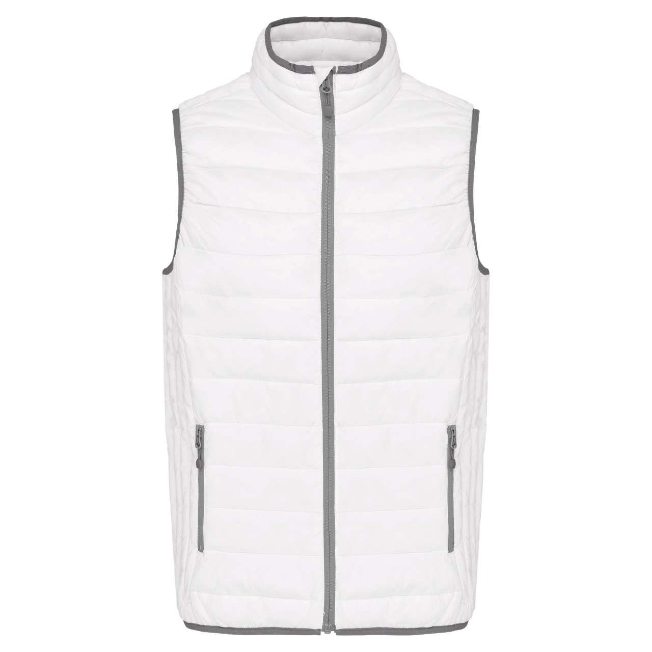 MEN’S LIGHTWEIGHT SLEEVELESS FAKE DOWN JACKET