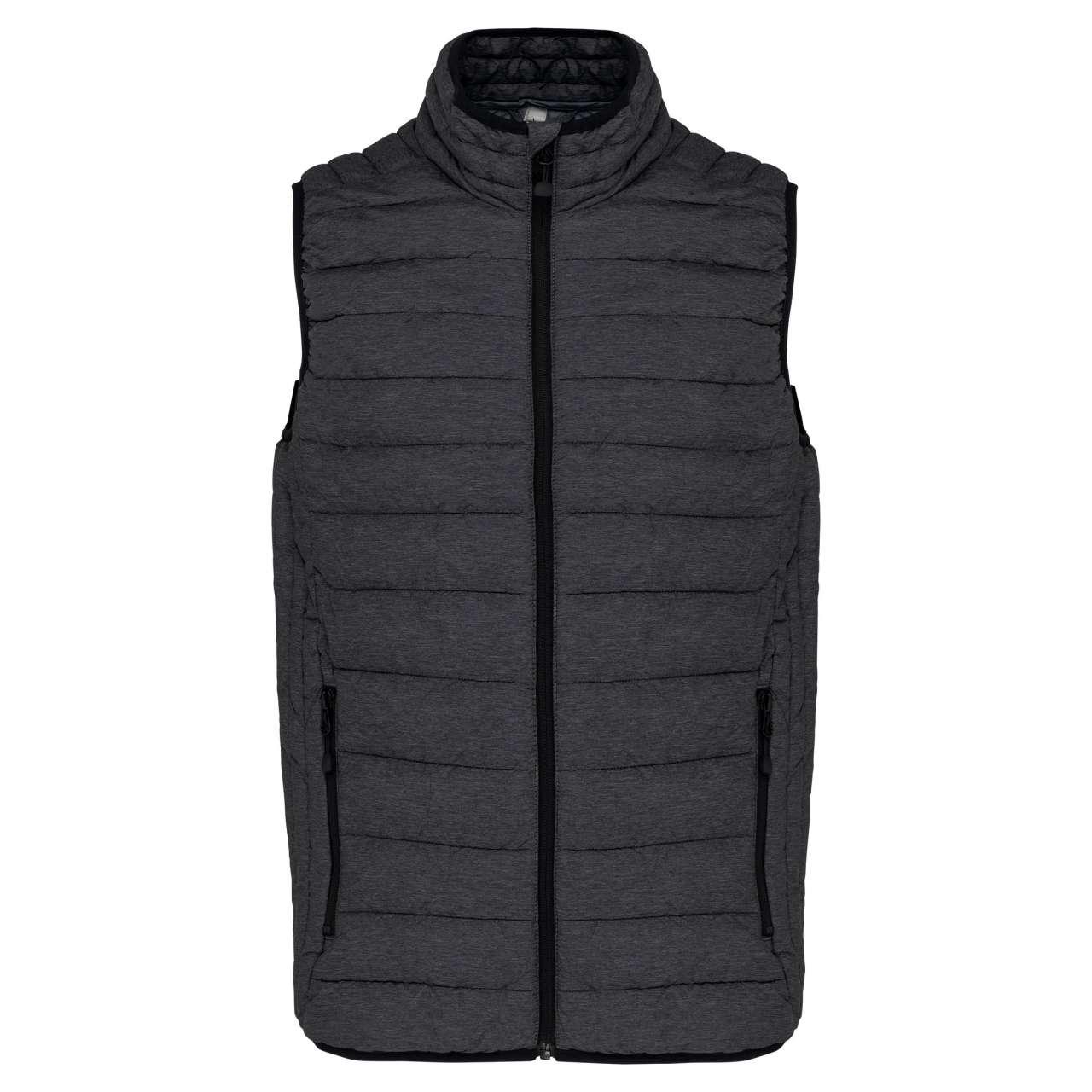 MEN’S LIGHTWEIGHT SLEEVELESS FAKE DOWN JACKET