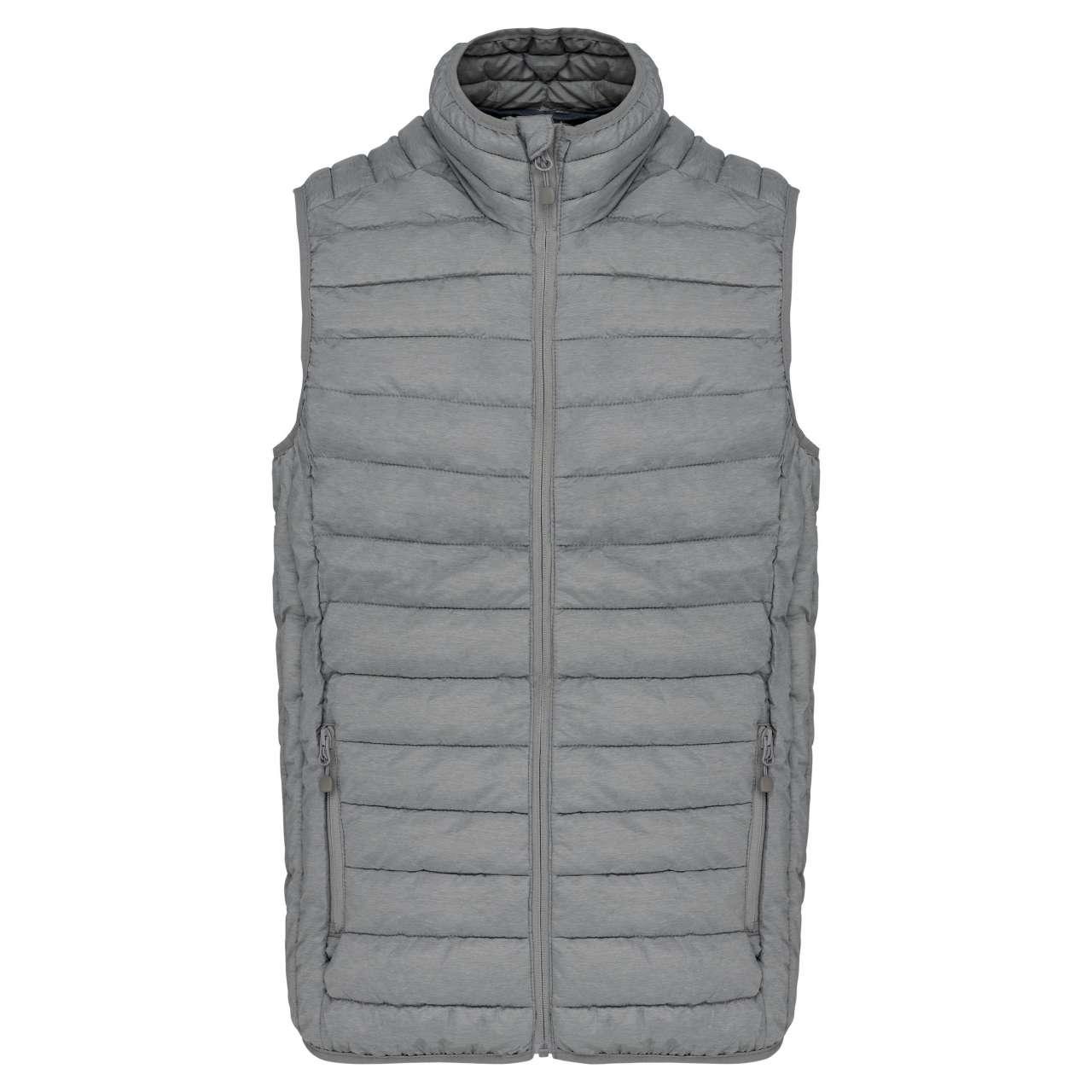 MEN’S LIGHTWEIGHT SLEEVELESS FAKE DOWN JACKET