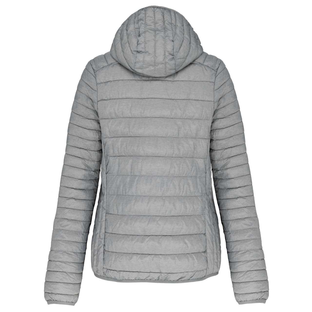 LADIES' LIGHTWEIGHT HOODED PADDED JACKET