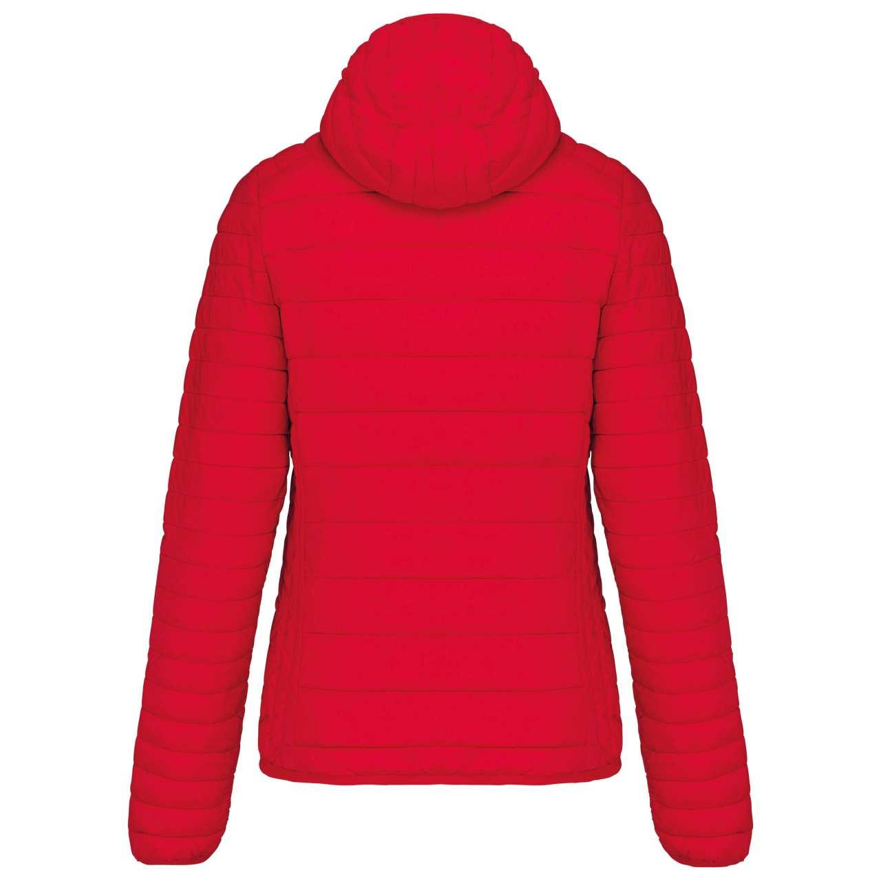 LADIES' LIGHTWEIGHT HOODED PADDED JACKET