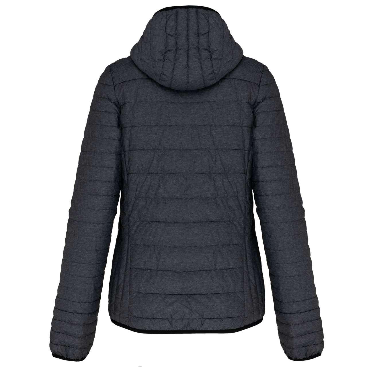 LADIES' LIGHTWEIGHT HOODED PADDED JACKET