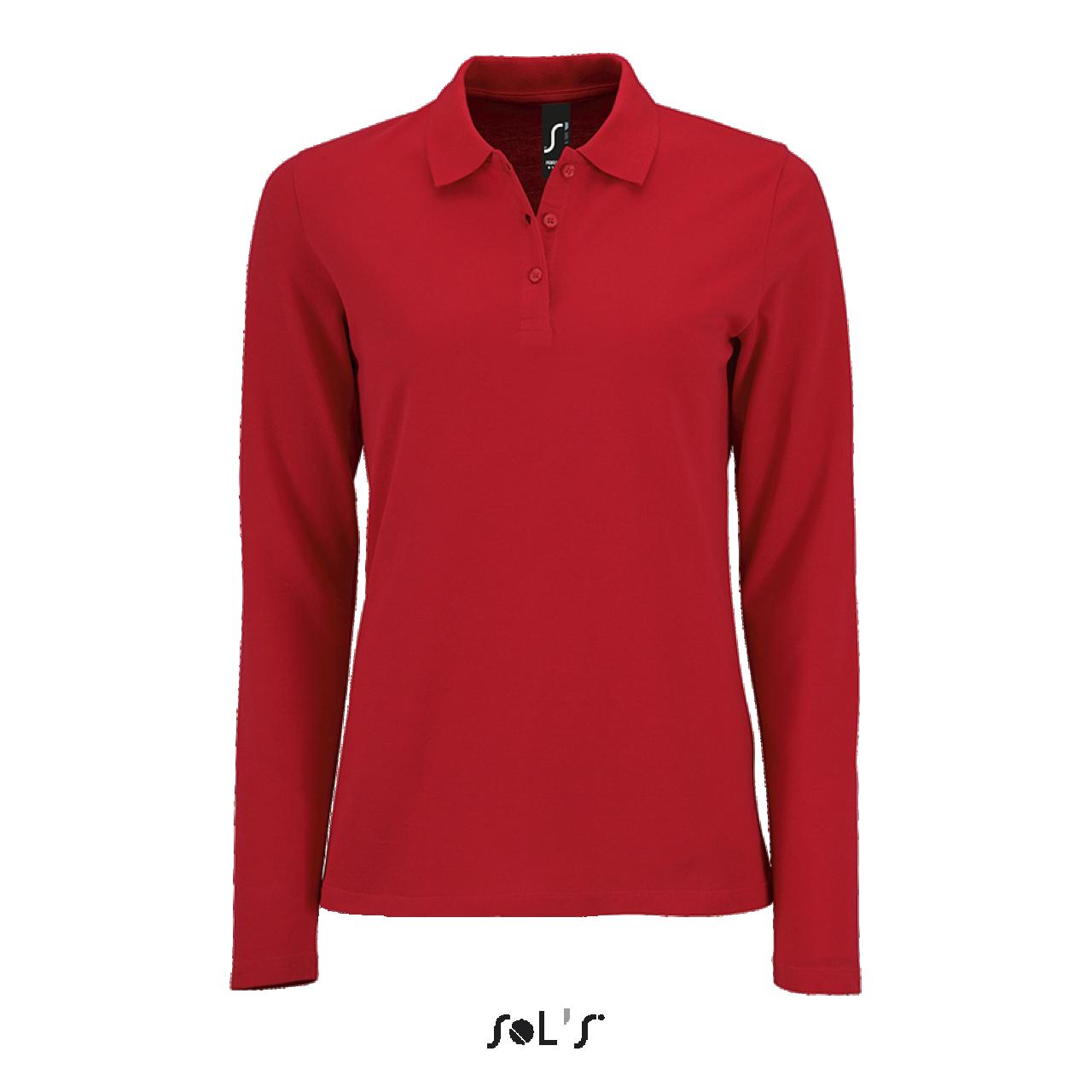 SOL'S PERFECT LSL WOMEN - LONG-SLEEVE PIQUÉ POLO SHIRT
