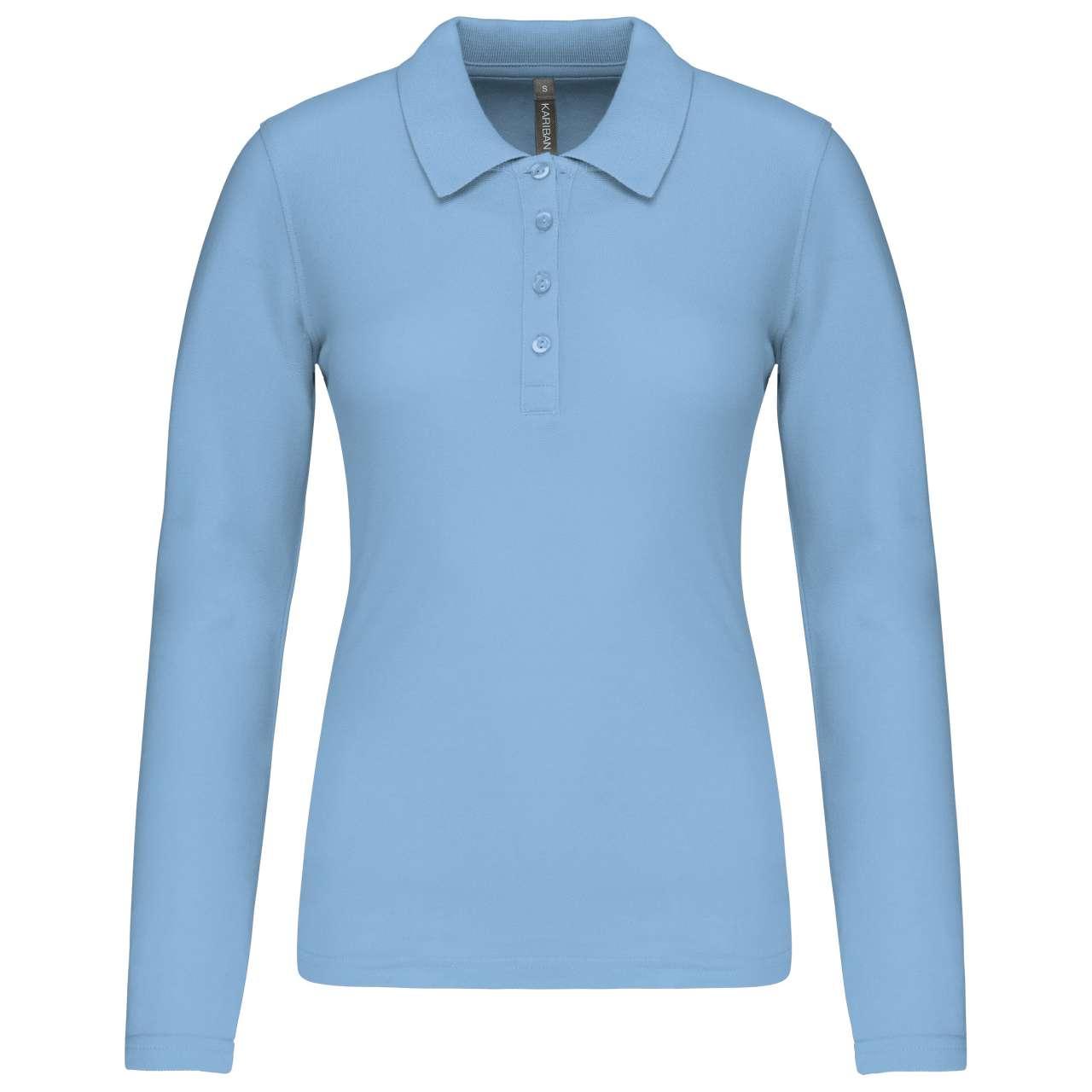 LADIES’ LONG-SLEEVED PIQUÉ POLO SHIRT