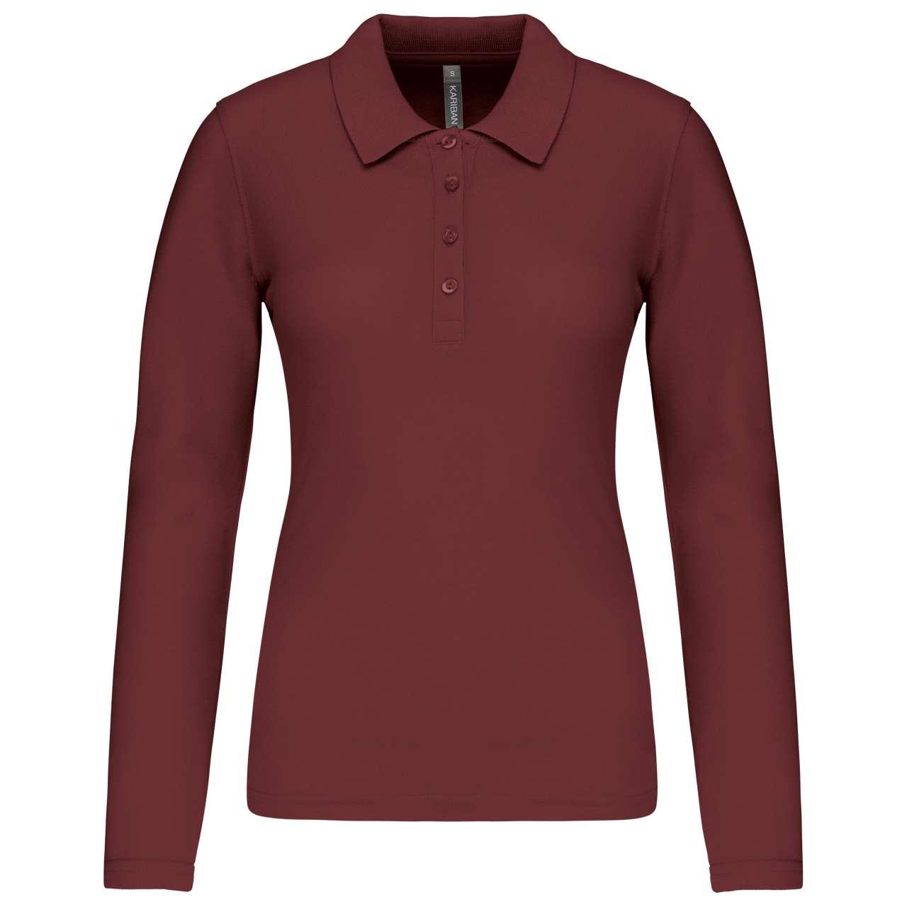 LADIES’ LONG-SLEEVED PIQUÉ POLO SHIRT