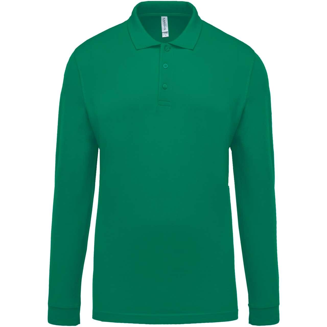 MEN'S LONG-SLEEVED PIQUÉ POLO SHIRT