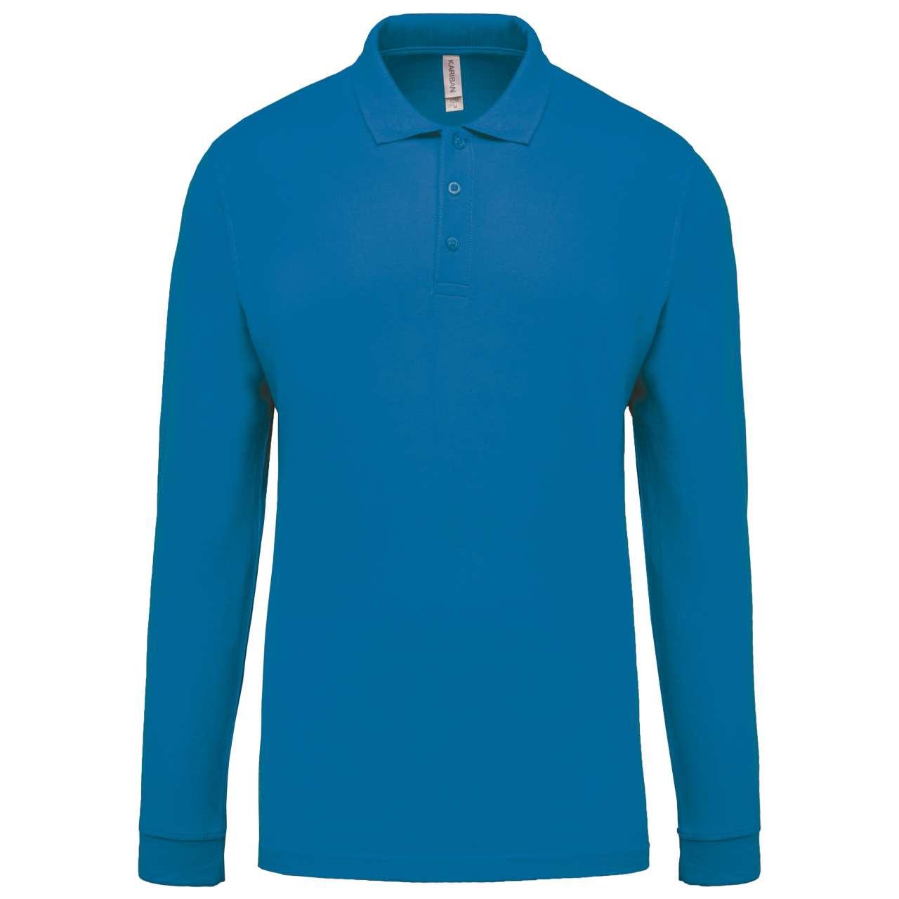 MEN'S LONG-SLEEVED PIQUÉ POLO SHIRT