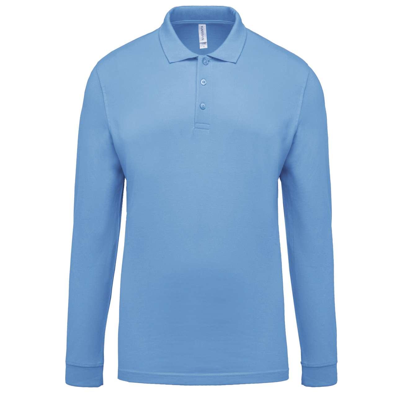 MEN'S LONG-SLEEVED PIQUÉ POLO SHIRT