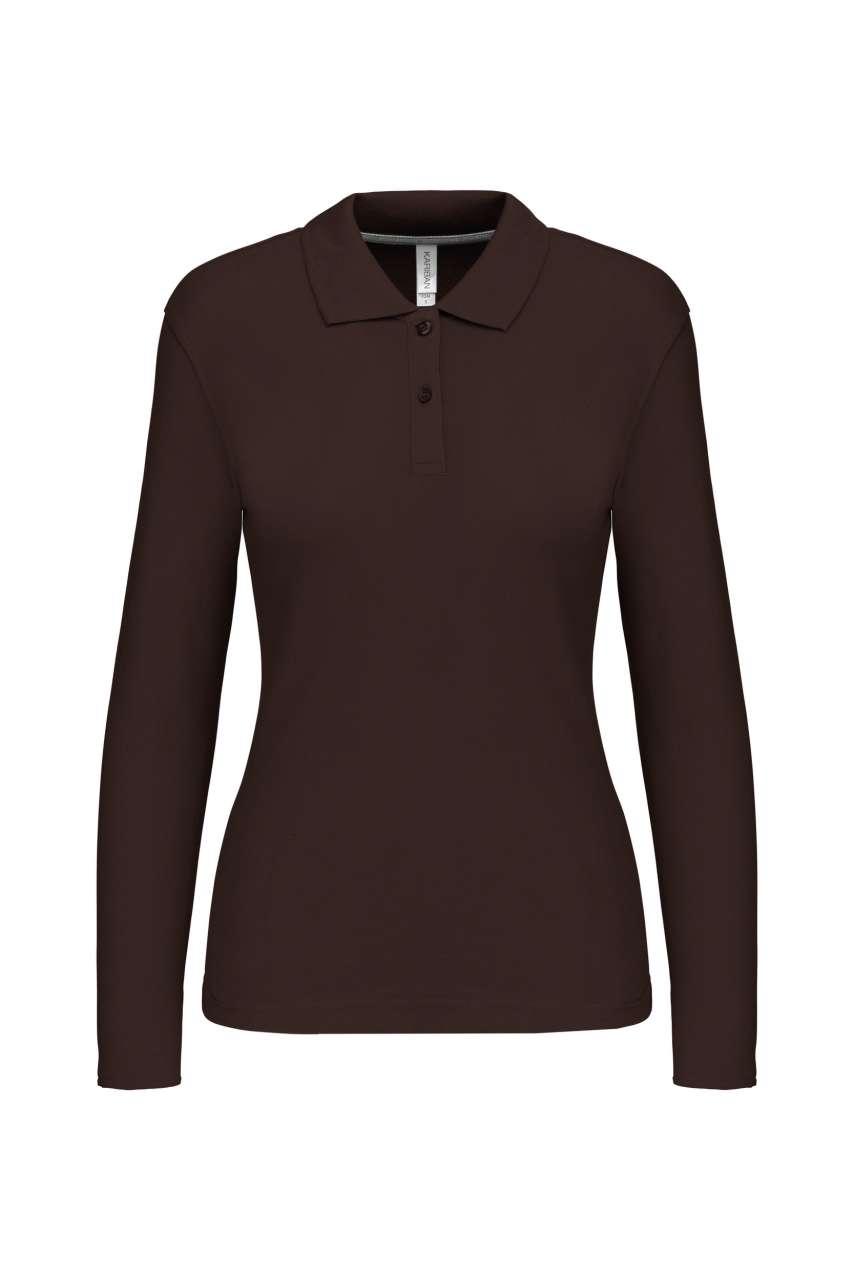 LADIES' LONG-SLEEVED POLO SHIRT