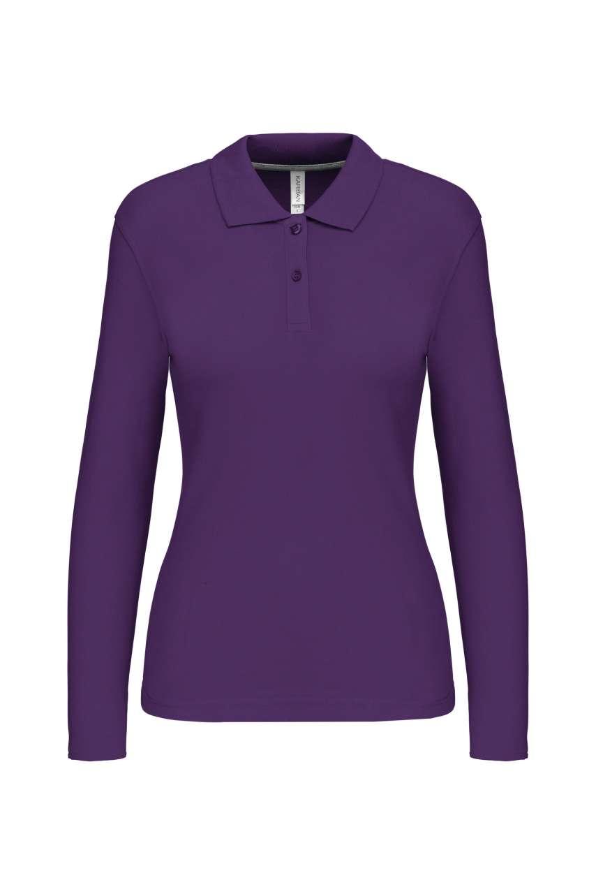 LADIES' LONG-SLEEVED POLO SHIRT