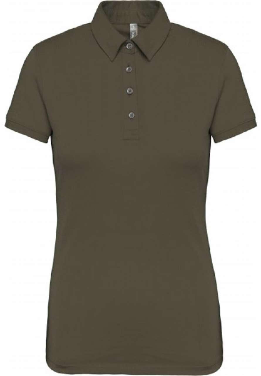 LADIES' SHORT SLEEVED JERSEY POLO SHIRT