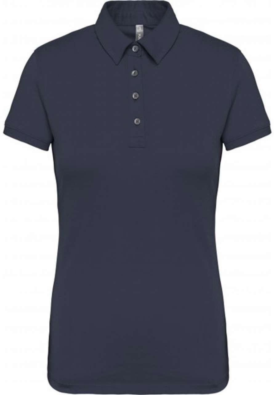 LADIES' SHORT SLEEVED JERSEY POLO SHIRT