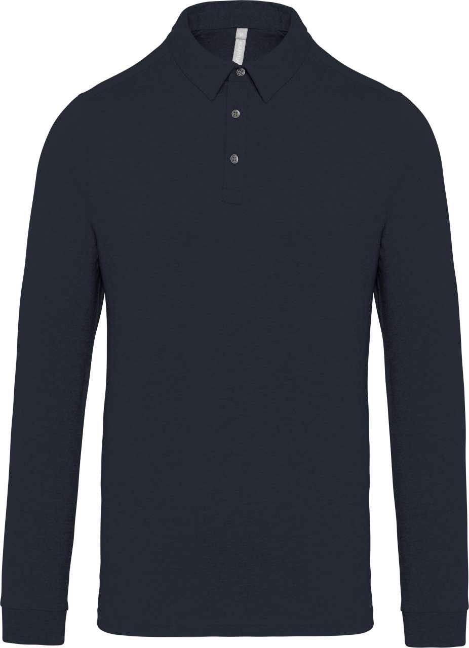 MEN'S LONG SLEEVED JERSEY POLO SHIRT