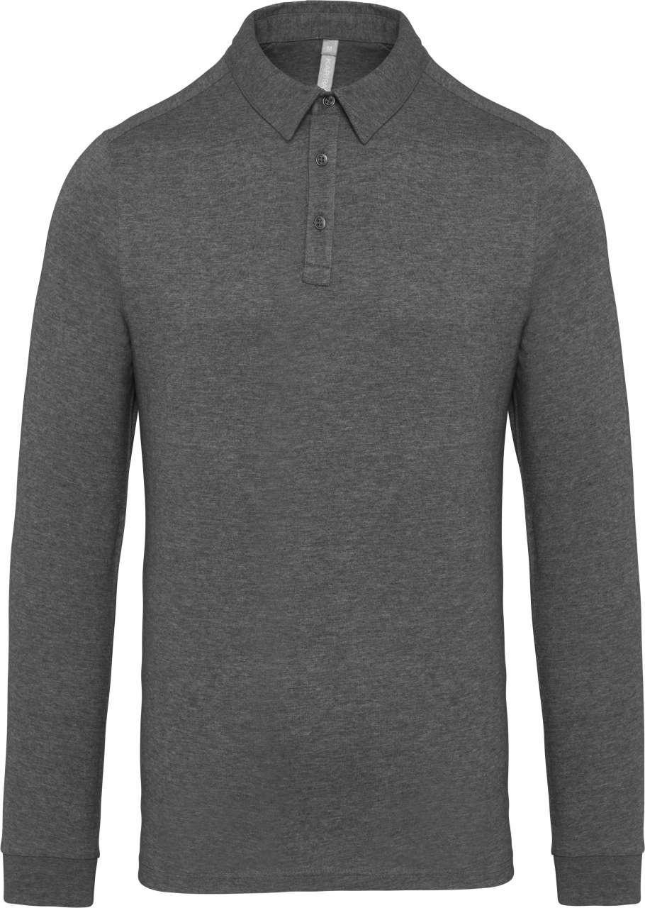 MEN'S LONG SLEEVED JERSEY POLO SHIRT