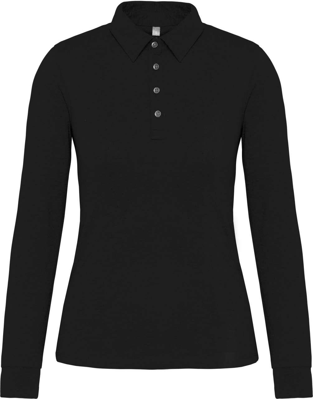 LADIES' LONG SLEEVE JERSEY POLO SHIRT