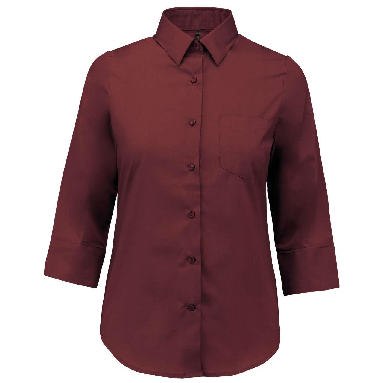 LADIES' 3/4 SLEEVED SHIRT