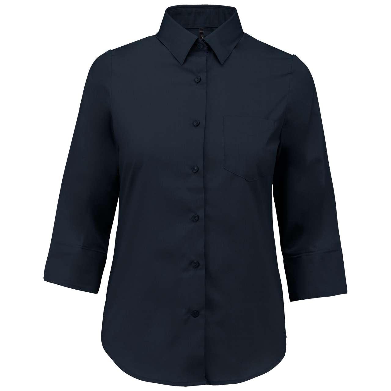 LADIES' 3/4 SLEEVED SHIRT
