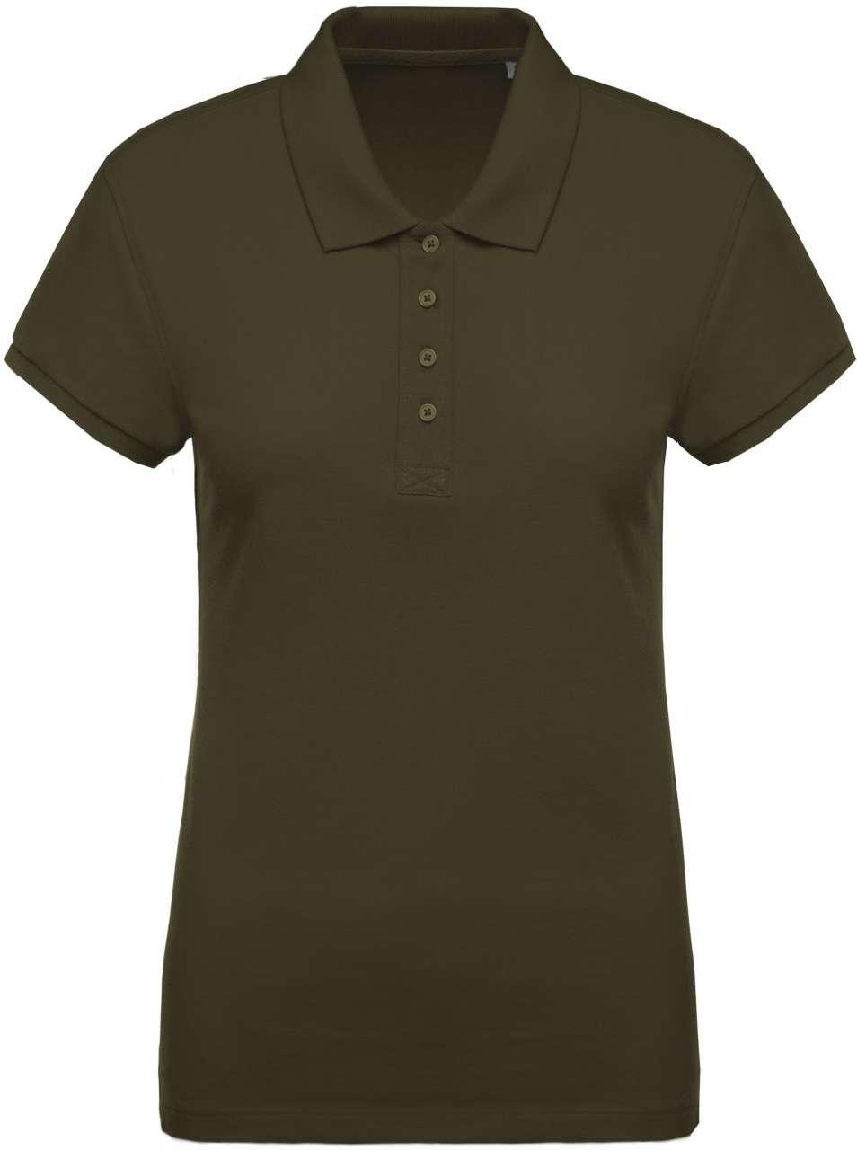 LADIES’ ORGANIC PIQUÉ SHORT-SLEEVED POLO SHIRT