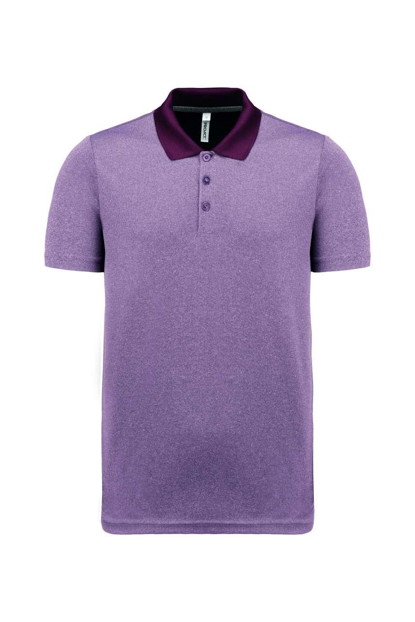 ADULT SHORT-SLEEVED MARL POLO SHIRT