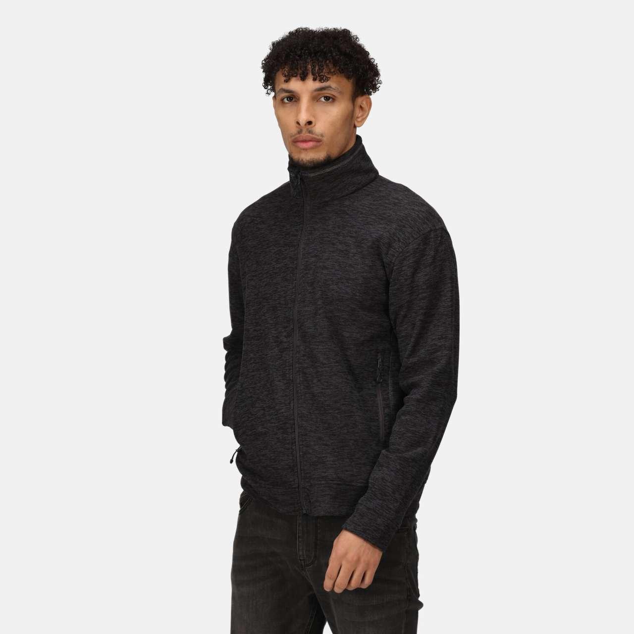 THORNLY MEN - FULL ZIP MARL FLEECE