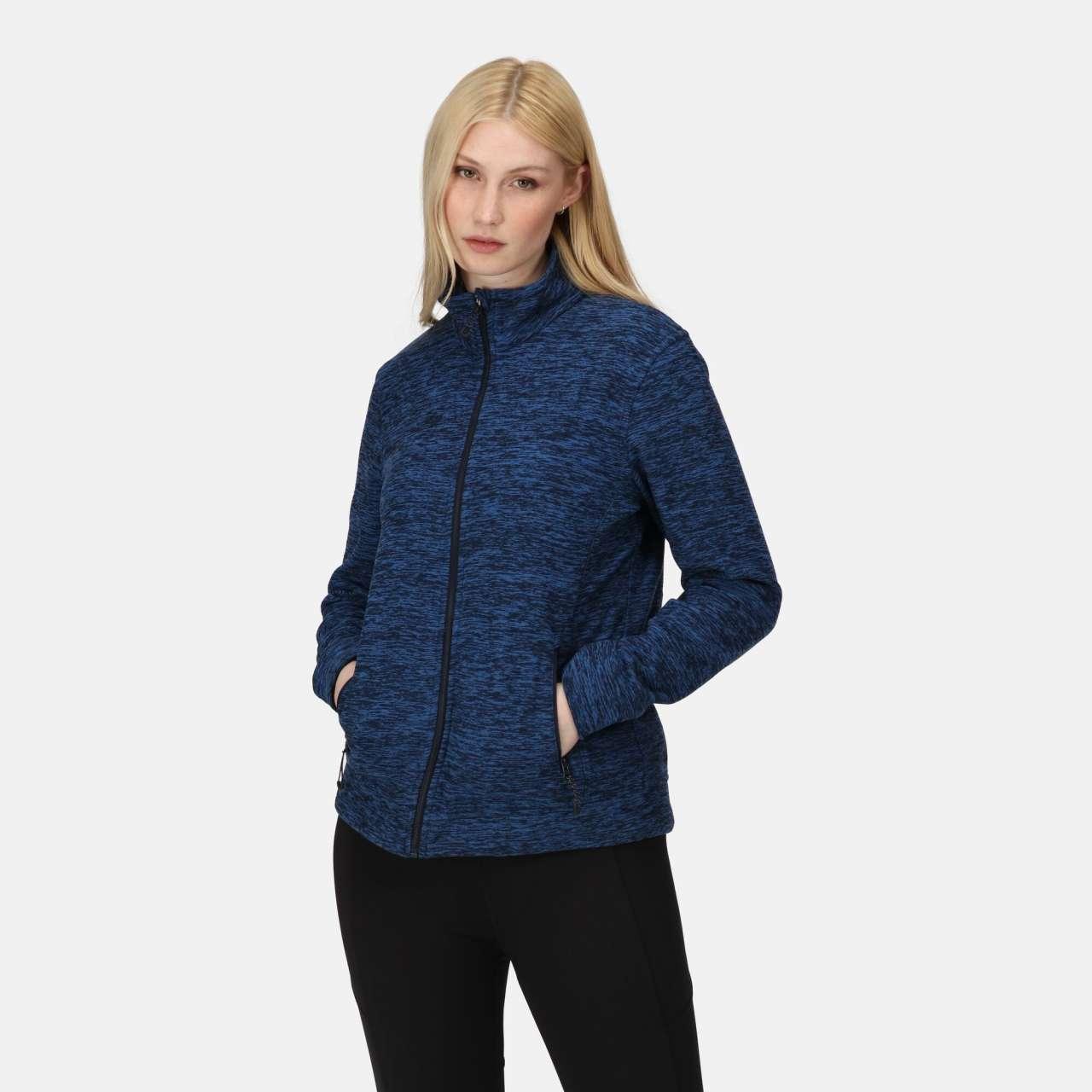 THORNLY WOMEN - FULL ZIP MARL FLEECE