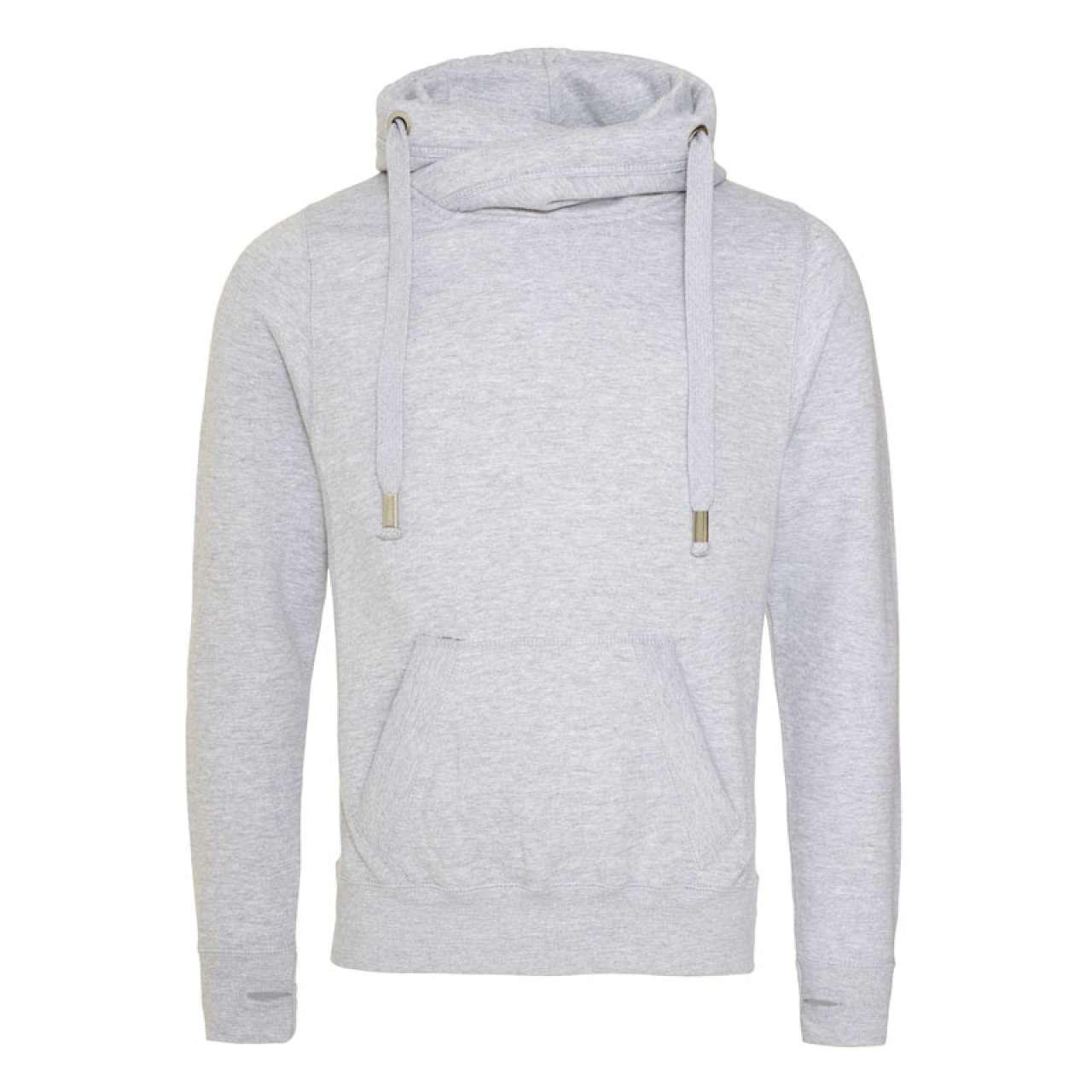 CROSS NECK HOODIE