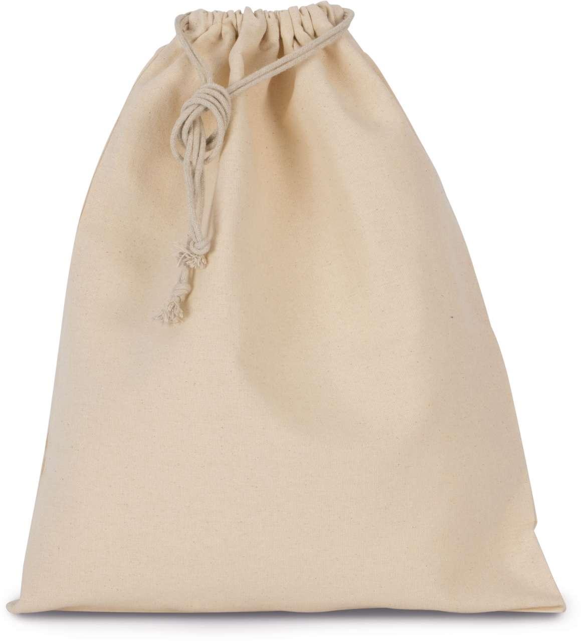 COTTON BAG WITH DRAWCORD CLOSURE - LARGE SIZE