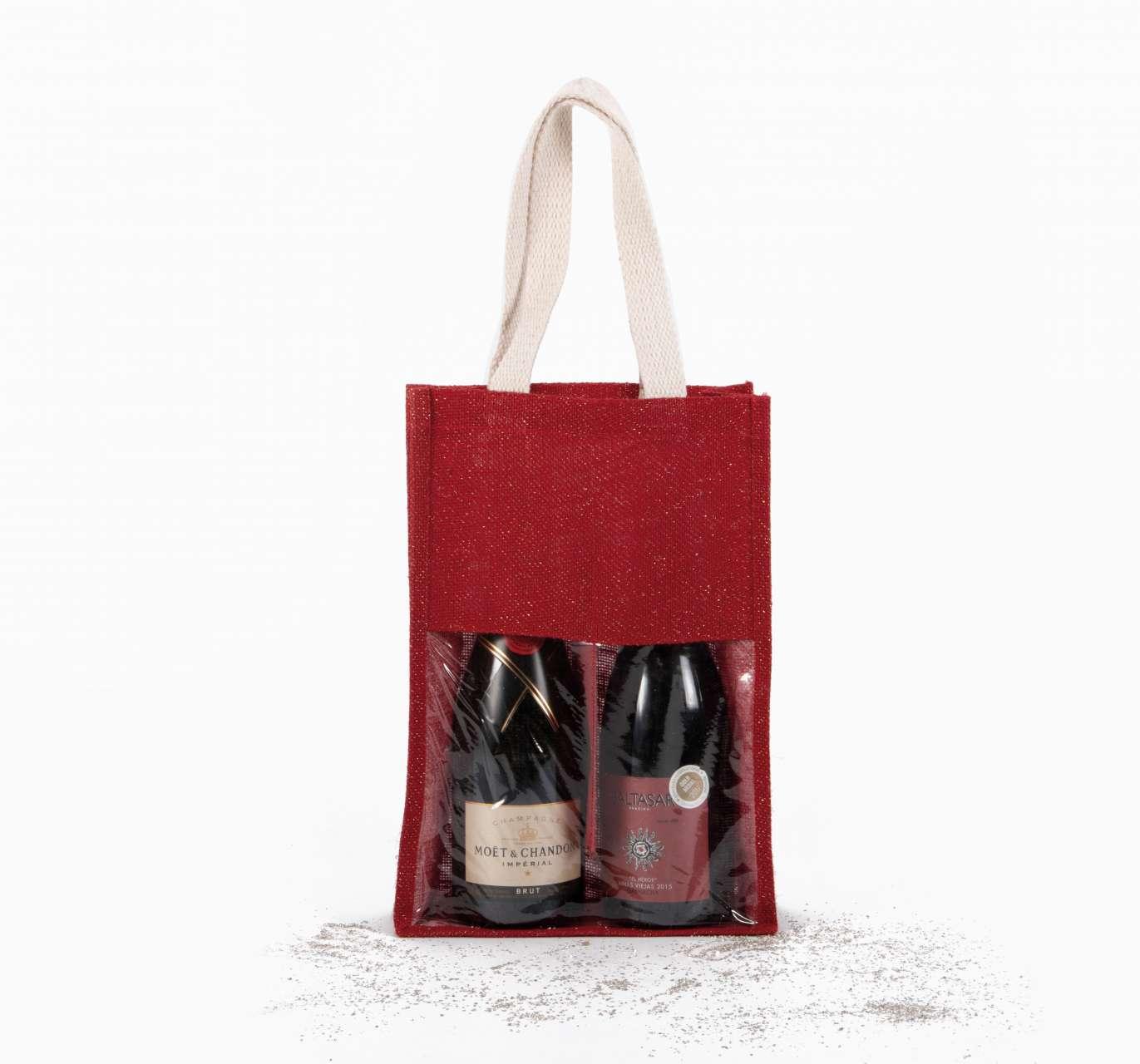 JUTE BOTTLE BAG