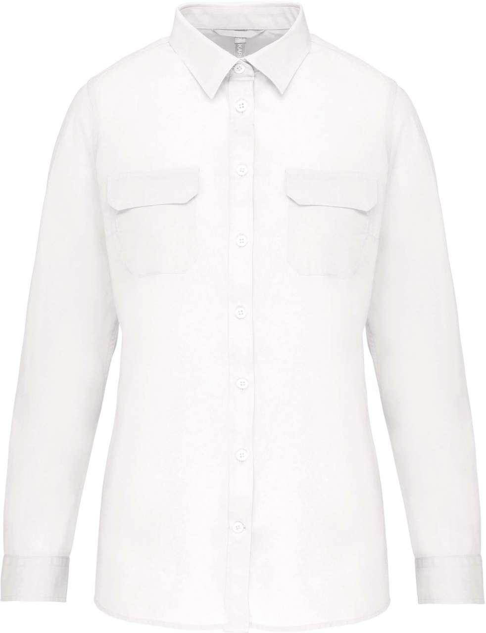 LADIES' LONG SLEEVED SAFARI SHIRT