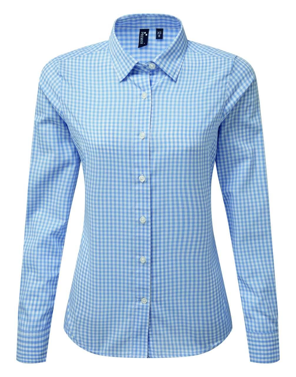 'MAXTON' CHECK WOMEN'S LONG SLEEVE SHIRT