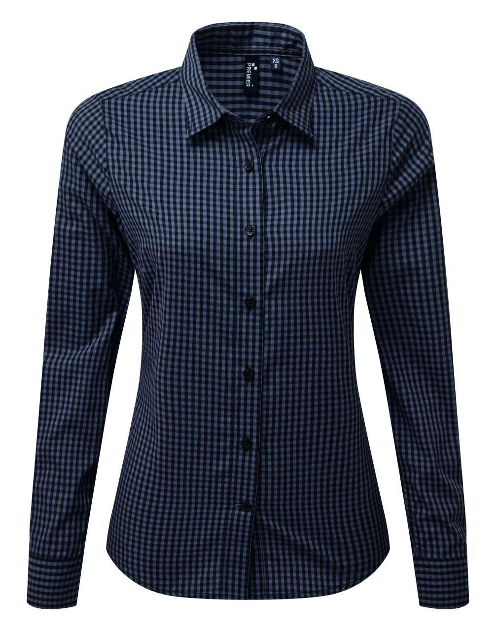 'MAXTON' CHECK WOMEN'S LONG SLEEVE SHIRT