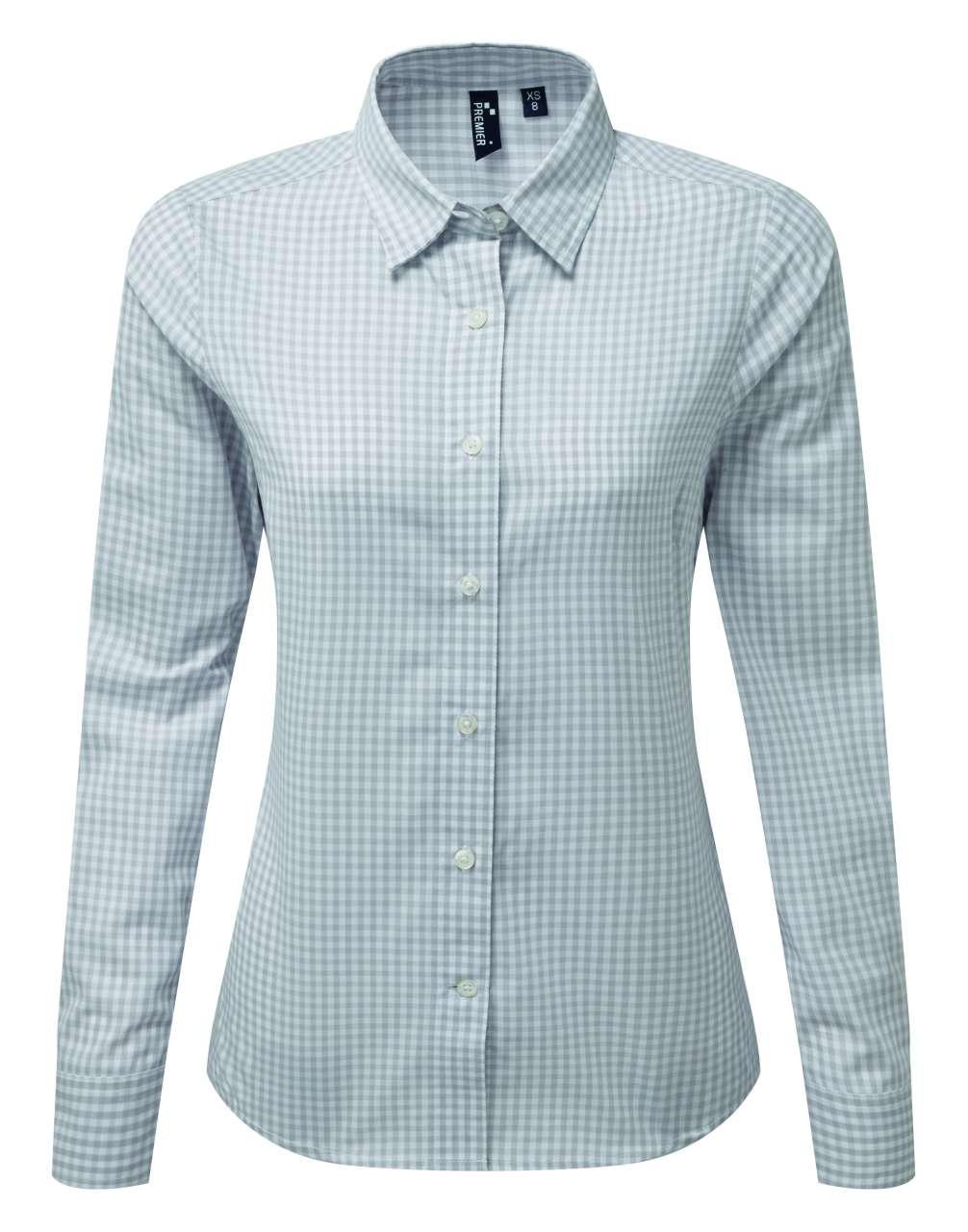 'MAXTON' CHECK WOMEN'S LONG SLEEVE SHIRT