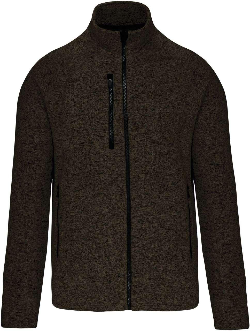 MEN'S FULL ZIP HEATHER JACKET