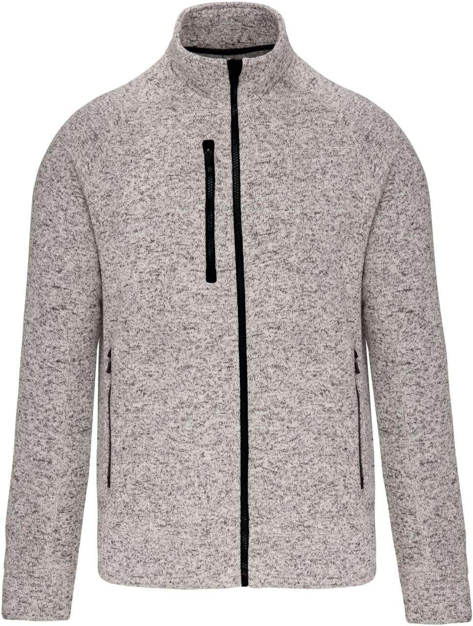 MEN'S FULL ZIP HEATHER JACKET